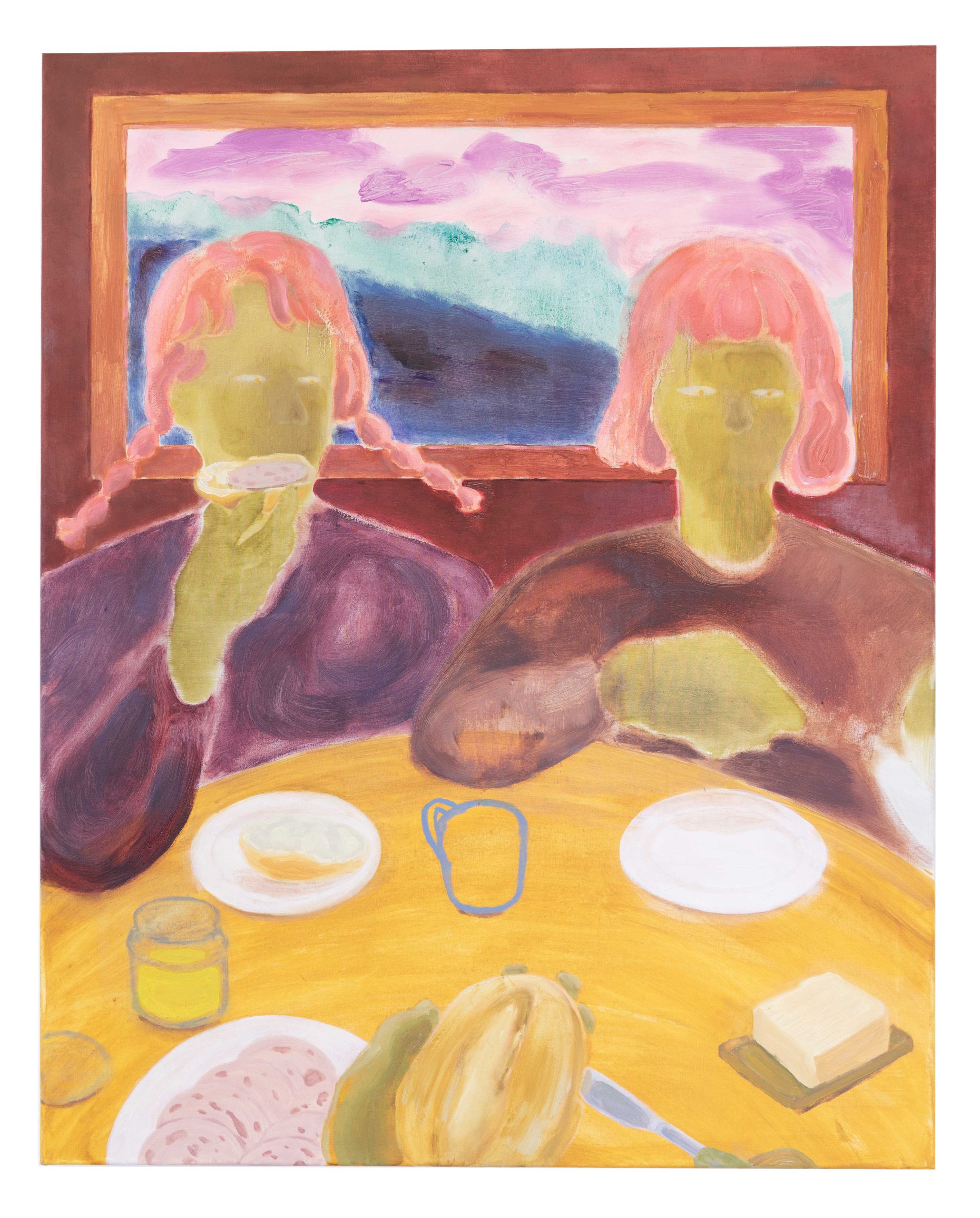 No title, 2025, oil on canvas, 100 x 80 cm
